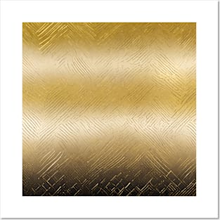 Golden Waves Posters and Art